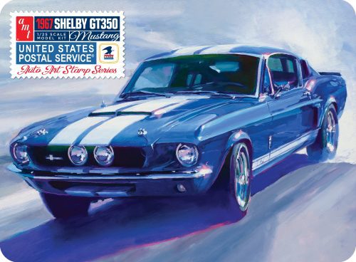 Boîte de collection Shelby GT350 USPS Series 1967 1/25 AMT1356