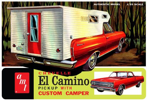 1965 Chevy El Camino avec toit camping-car 1/25 AMT1364