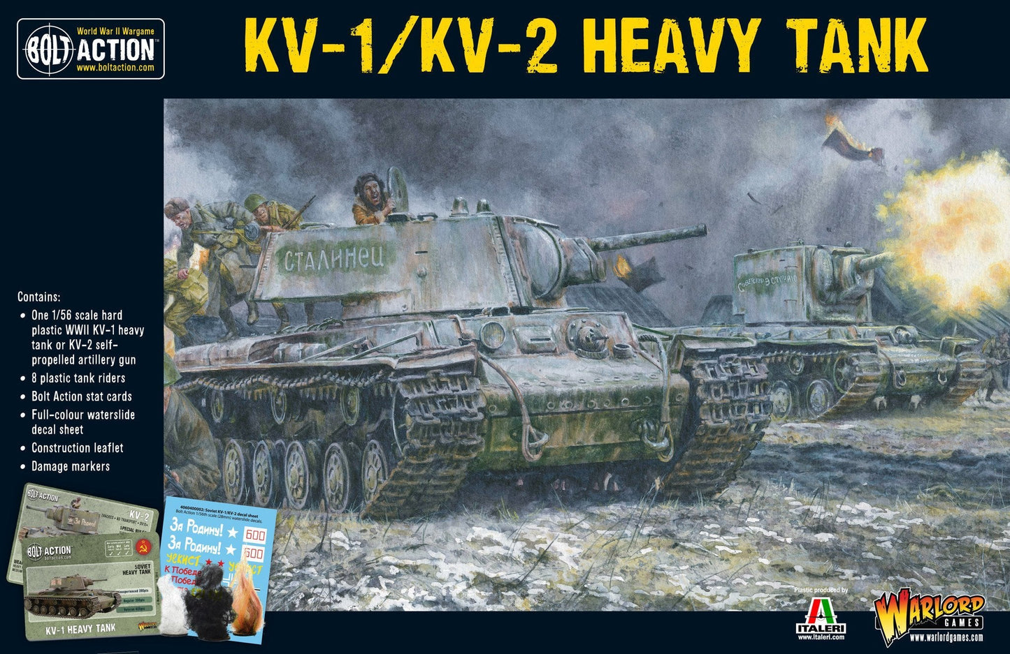 Bolt Action KV1/KV2 Russian Tank 1/56 (402014001)