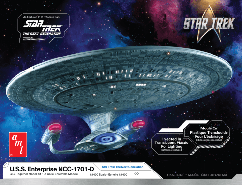 Star Trek TNG USS Enterprise NCC-1701-D 1/1400 AMT1429