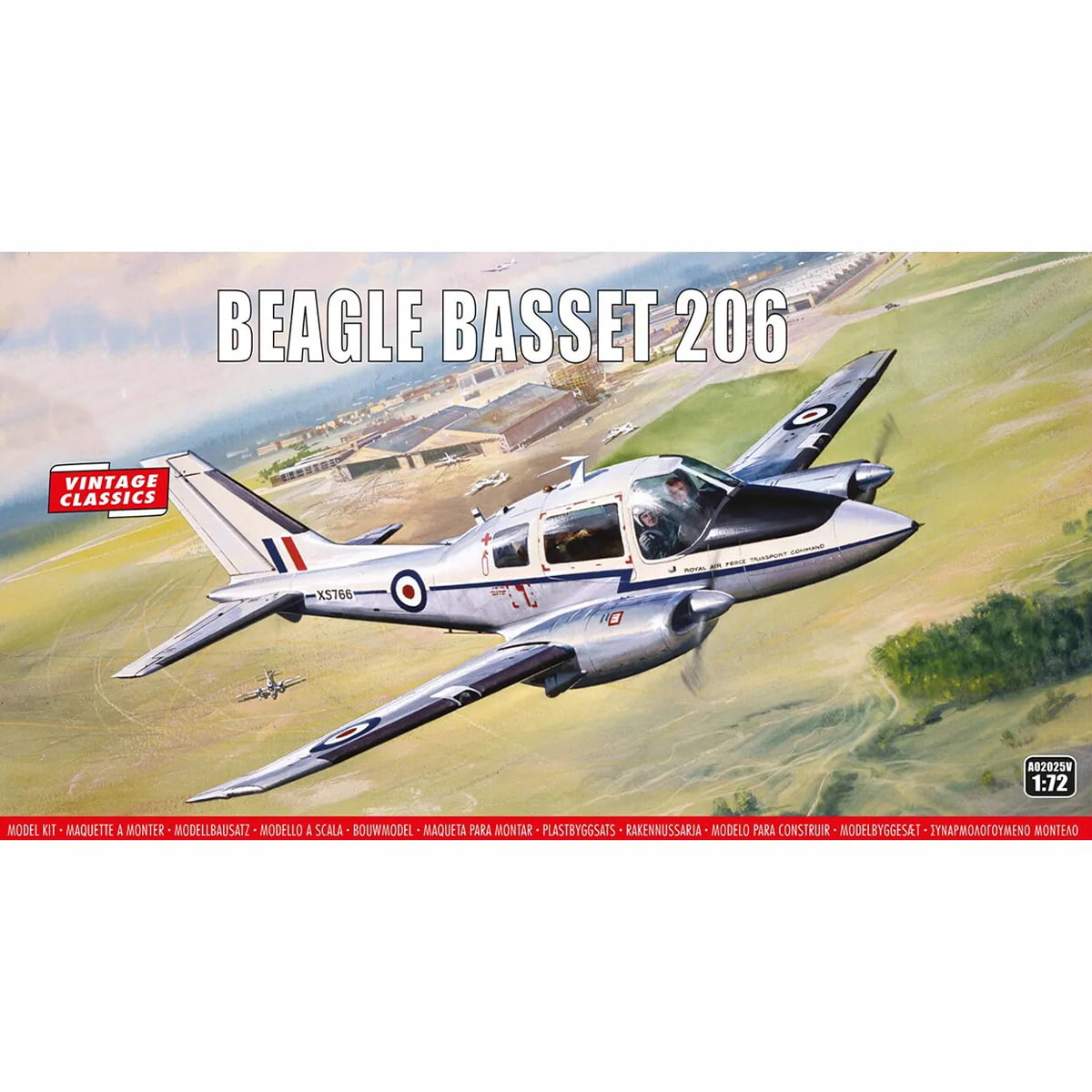 Airfix Beagle Basset 206 1/72 ARXA02025V