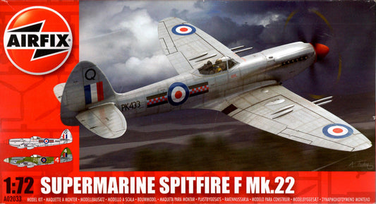 Spitfire Mk22 d'Airfix à l'échelle 1/72 ARX2033 