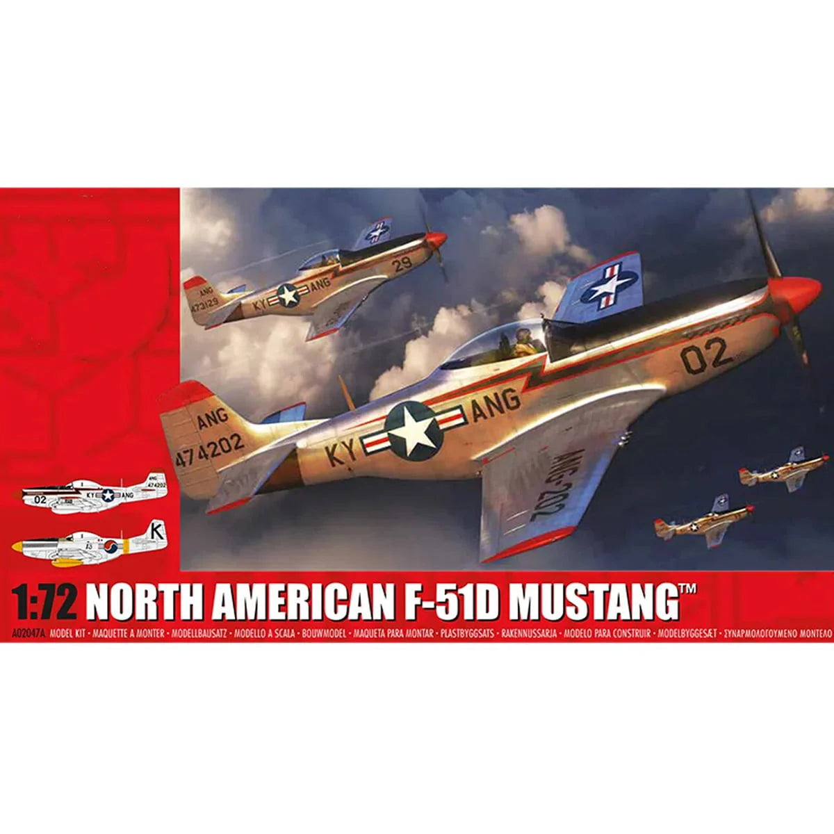 Mustang P51D d'Airfix North American 1/72 ARX2047 