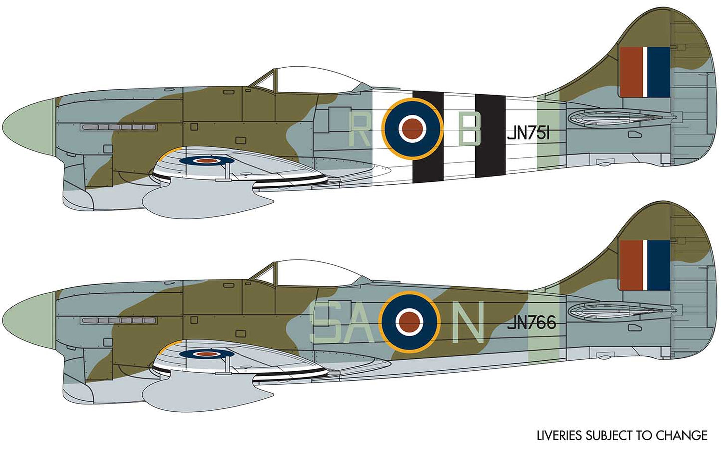 Airfix Hawker Tempest Mk.V 1/72 ARXA02109