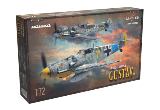 Eduard Gustav Pt.1 Dual Combo Bf109-G5 & Bf109-G6 1/72 (2144)