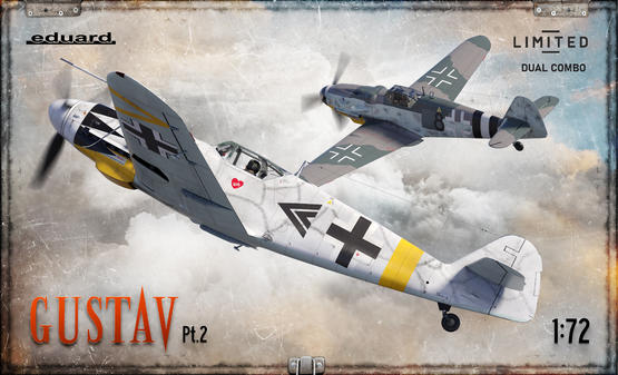 Eduard Gustav Pt.1 Dual Combo Bf109-G6 & Bf109-G14 1/72 (2145)