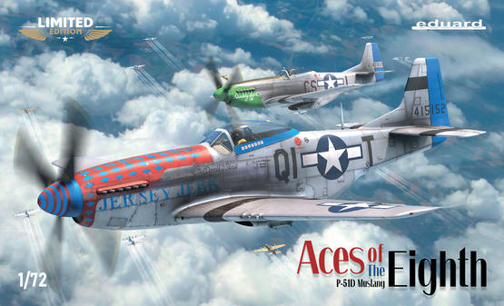 Eduard Aces of the Eighth Dual Combo P-51D 1/72 (2147)