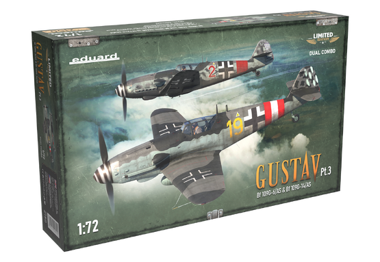 Eduard Gustav Pt.3 Dual Combo Bf109G-6/AS & Bf109G-14/AS 1/72 (2150)