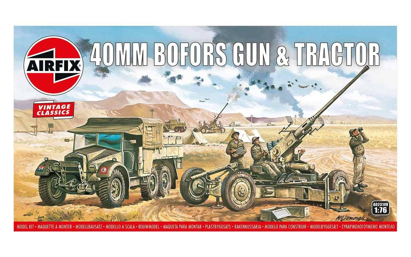 Canon et tracteur Airfix Bofors 1/76 ARX2314 