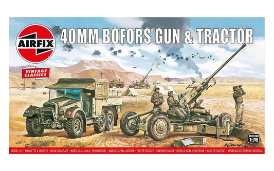 Airfix Bofors Gun and Tractor 1/76 ARX2314