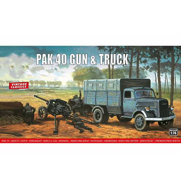 Airfix PAK40 Gun and Tractor 1/76 ARX2315