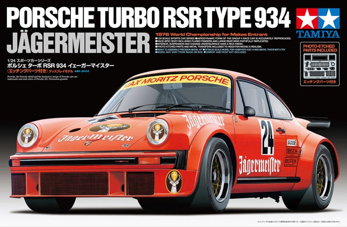 Tamiya Porsche Turbo RSR Type 934 Jagermeister 1/24 (24328)