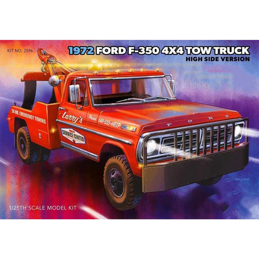 Moebius 1972 Ford F-350 Wrecker 4x4 High Side 1/25 (2598)