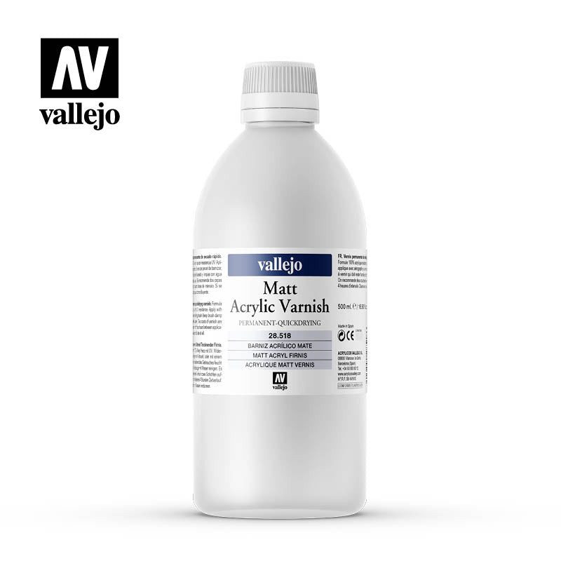 Vallejo Matt Varnish Acrylic 500ml VAL28518