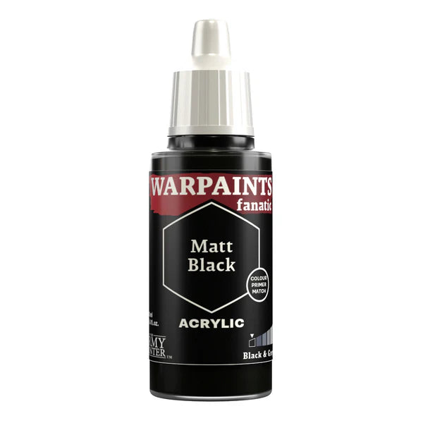 Peinture Warpaints Fanatic Talisman Noir Mat WP3001