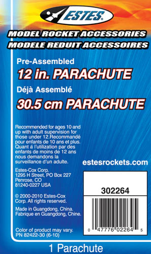 Rocket Parachute 12" (2264)