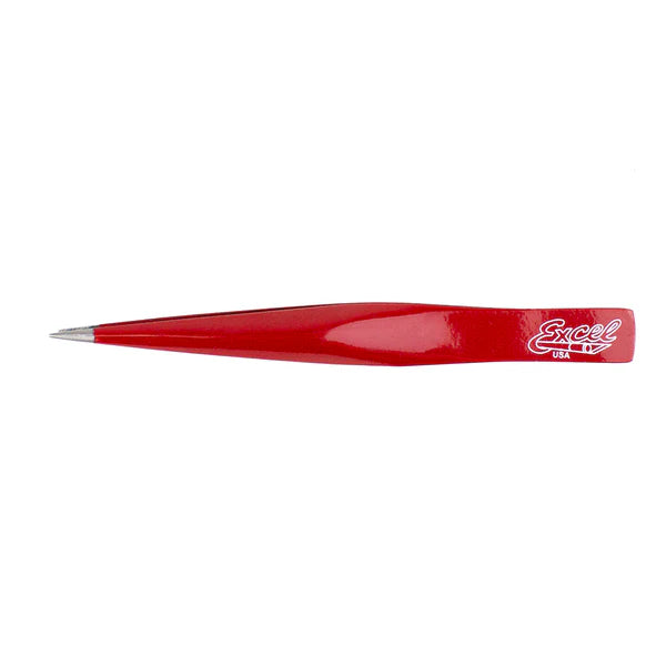 Hollow Point Tweezer Red 4.75" EXL30428