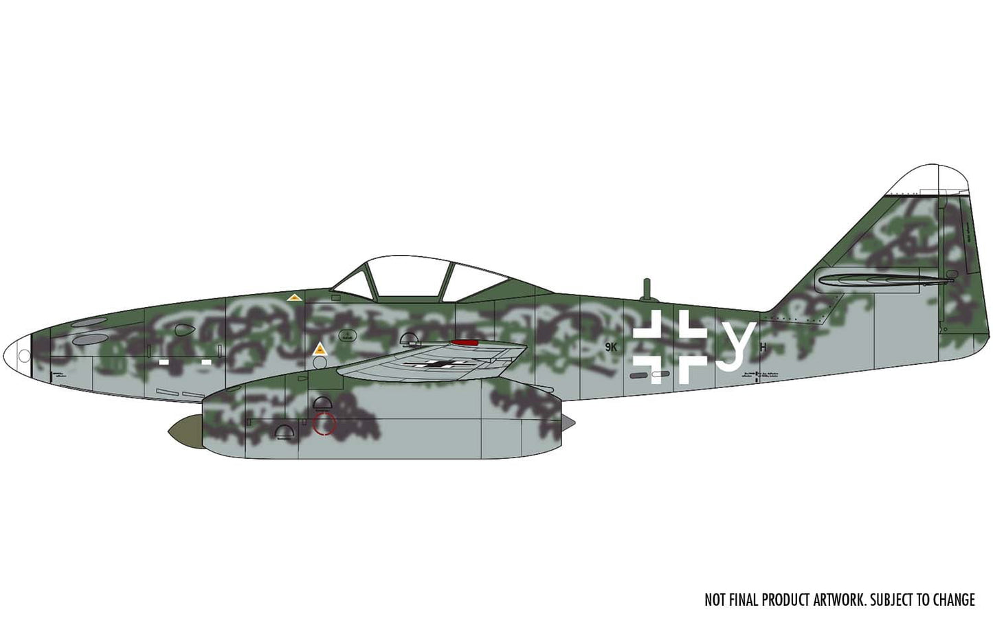 Airfix Messerschmitt ME262A-2A 1/72 ARXA03090A