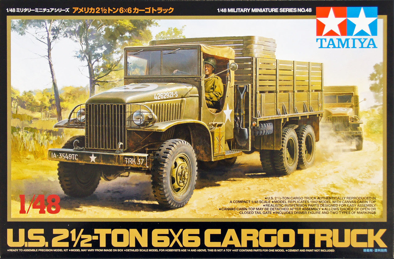 Tamiya US 2.5 Ton 6X6 Cargo Truck 1/48 (32548)