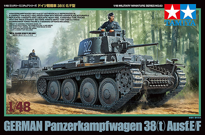 Tamiya German Panzer 38(T) Ausf.E/F 1/48 (32583)