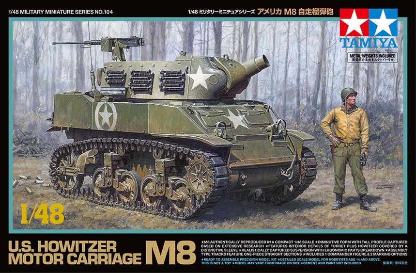 Tamiya Howitzer Motor Carriage M8 1/48 (32604)