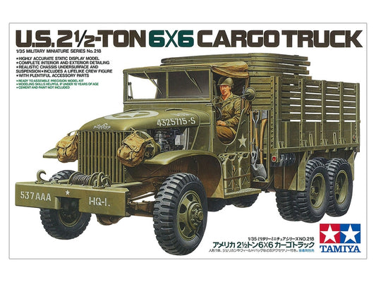 Tamiya US 6x6 2 1/2 Ton Cargo Truck 1/35 (35218)