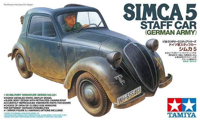 Tamiya German Staff Car Simca5 1/35 (35321)