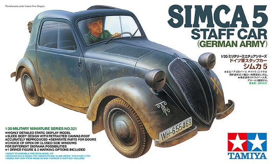 Tamiya German Staff Car Simca5 1/35 (35321)