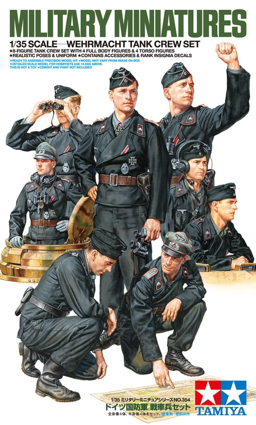 Tamiya Wehrmacht Tank Crew Set 1/35 (35354)