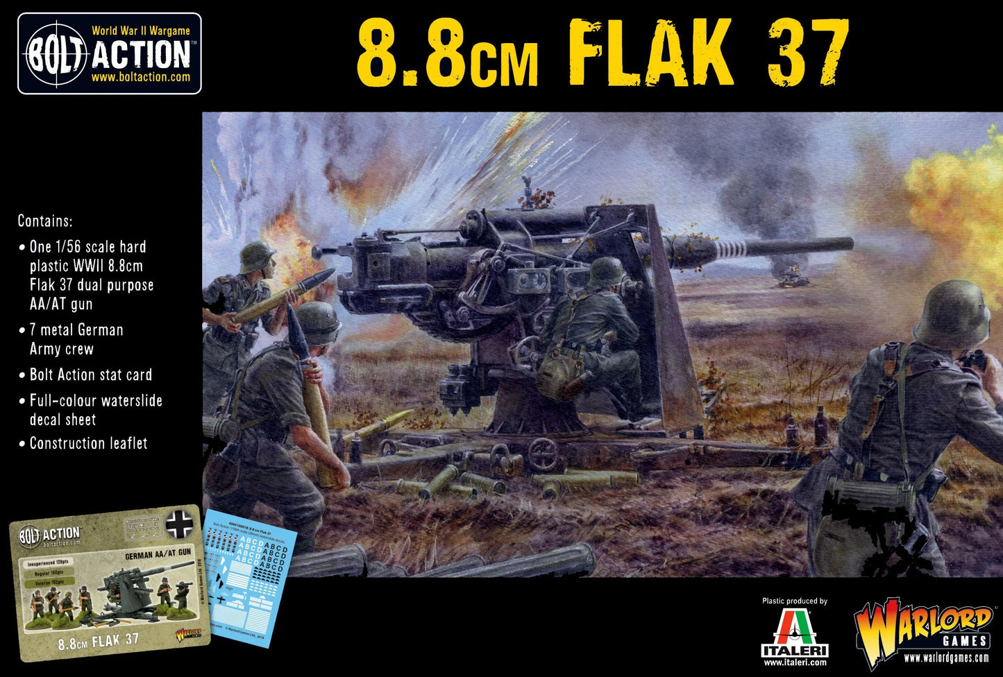 Bolt Action German Army Flak 37 8.8cm 1/56 (402012026)