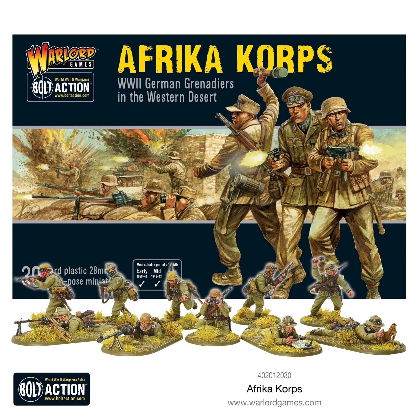 Bolt Action Afrika Korps 1/56 (402012030)