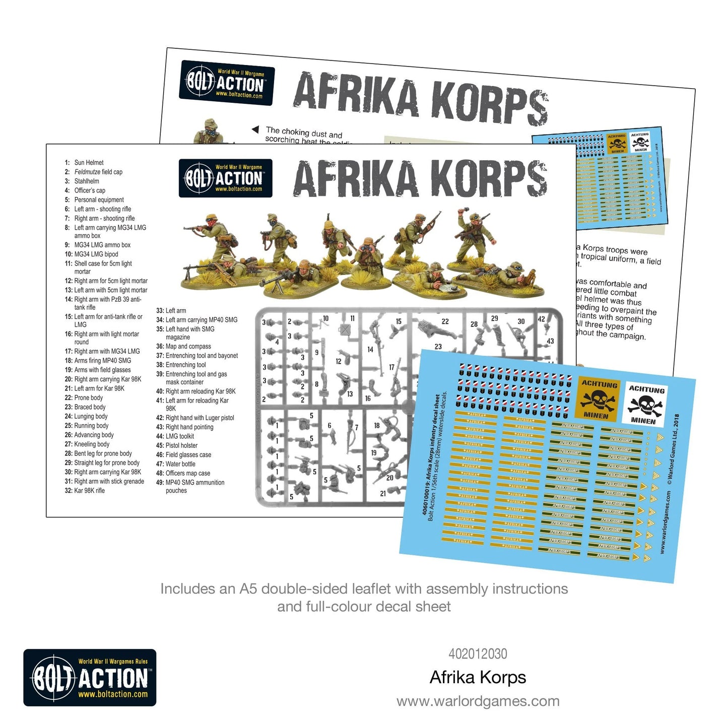 Bolt Action Afrika Korps 1/56 (402012030)