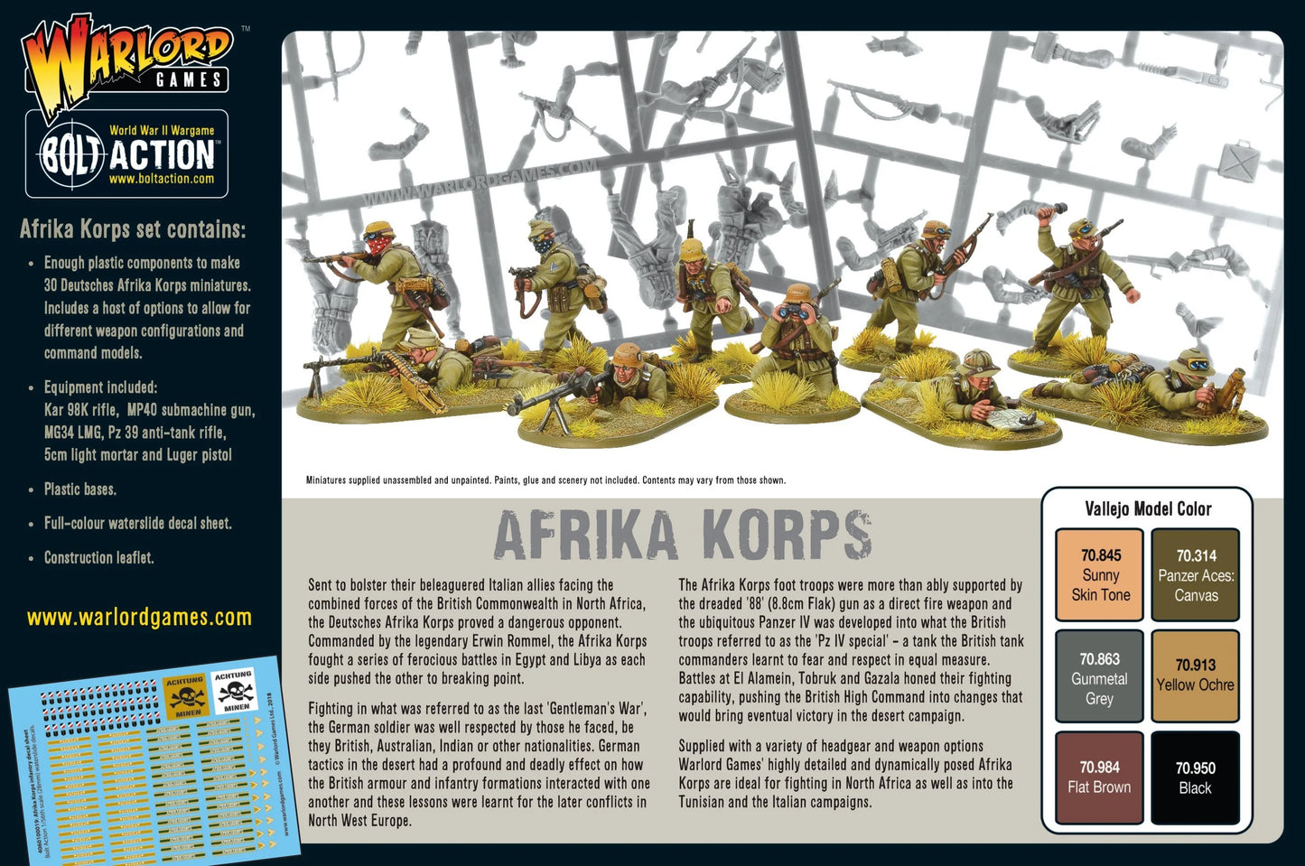 Bolt Action Afrika Korps 1/56 (402012030)