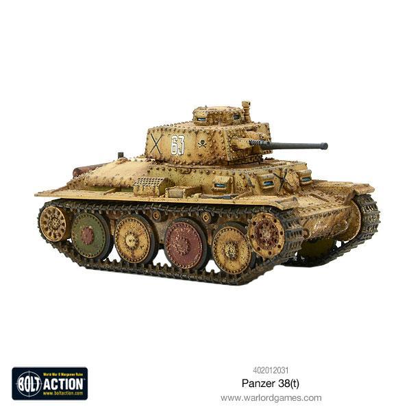 Bolt Action Panzer 38(t) 1/56 (402012031)