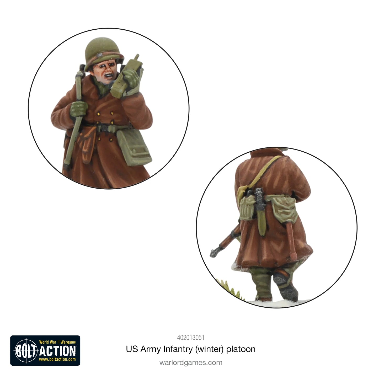 Peloton d'infanterie de l'armée américaine - Hiver
