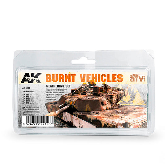 AK Burnt Vehicles Set (AK4120)