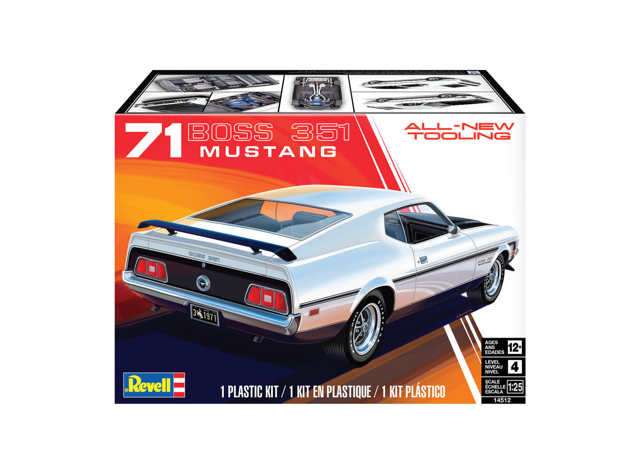 '71 Boss 351 Mustang 1/25 RMX4512