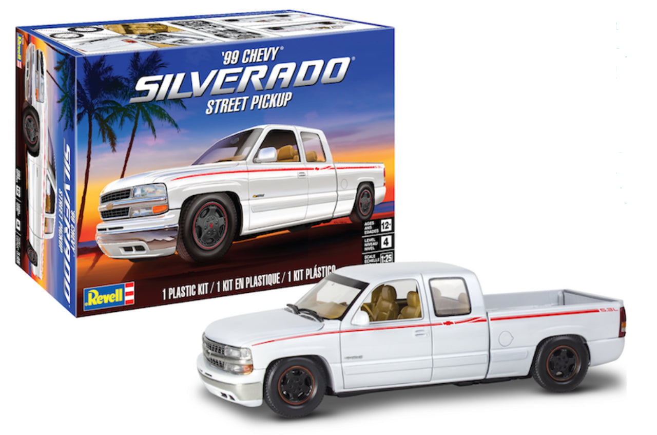 Pick-up de rue Chevrolet Silverado 1999 1/25 RMX4538