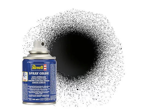 Matt Black Acrylic Spray 100ml (34108)