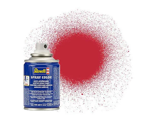 Matt Carmine Red Acrylic Spray 100ml (34136)