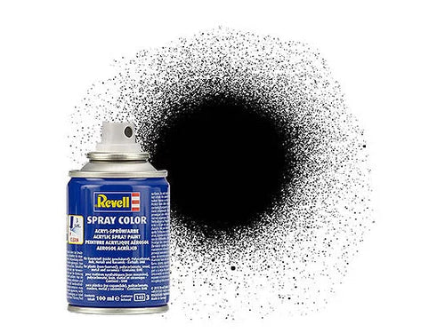Silk Black Acrylic Spray 100ml (34302)