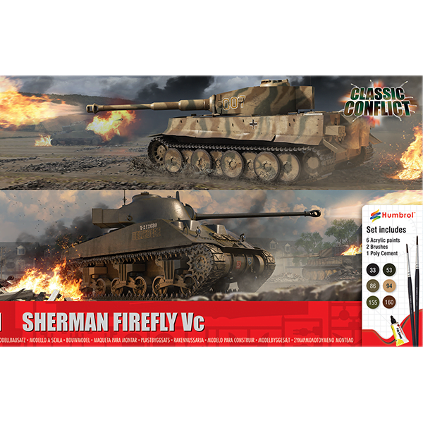 Airfix Tiger I vs Sherman Firefly 1/72 ARX50186