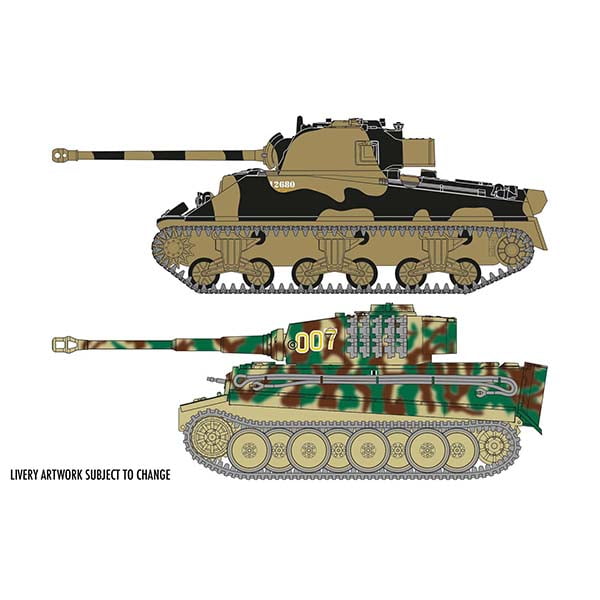 Airfix Tiger I vs Sherman Firefly 1/72 ARX50186