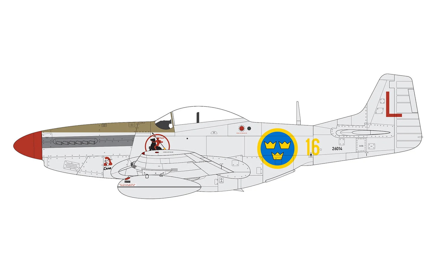 Airfix North American P-51D Mustang 1/48 ARX5136