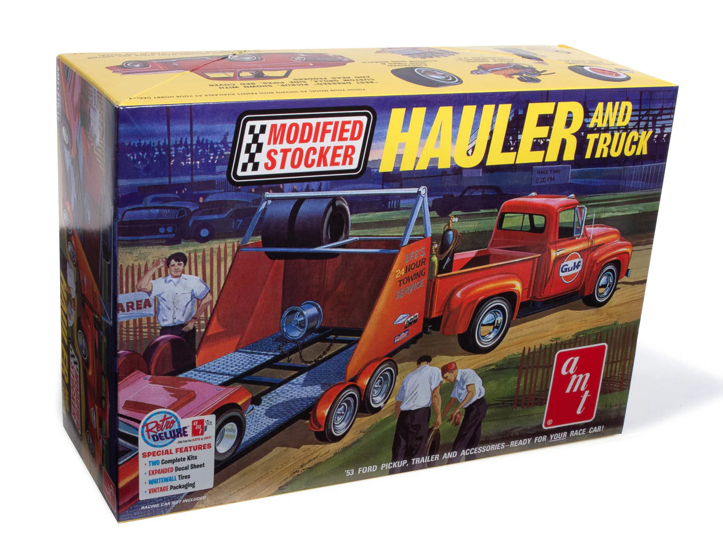 AMT 1953 Ford Pickup "Modified Stocker Hauler" Gulf 1/25 (1310)