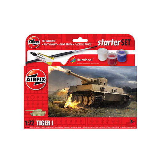 Airfix Tiger I Starter set 1/72 ARX55004