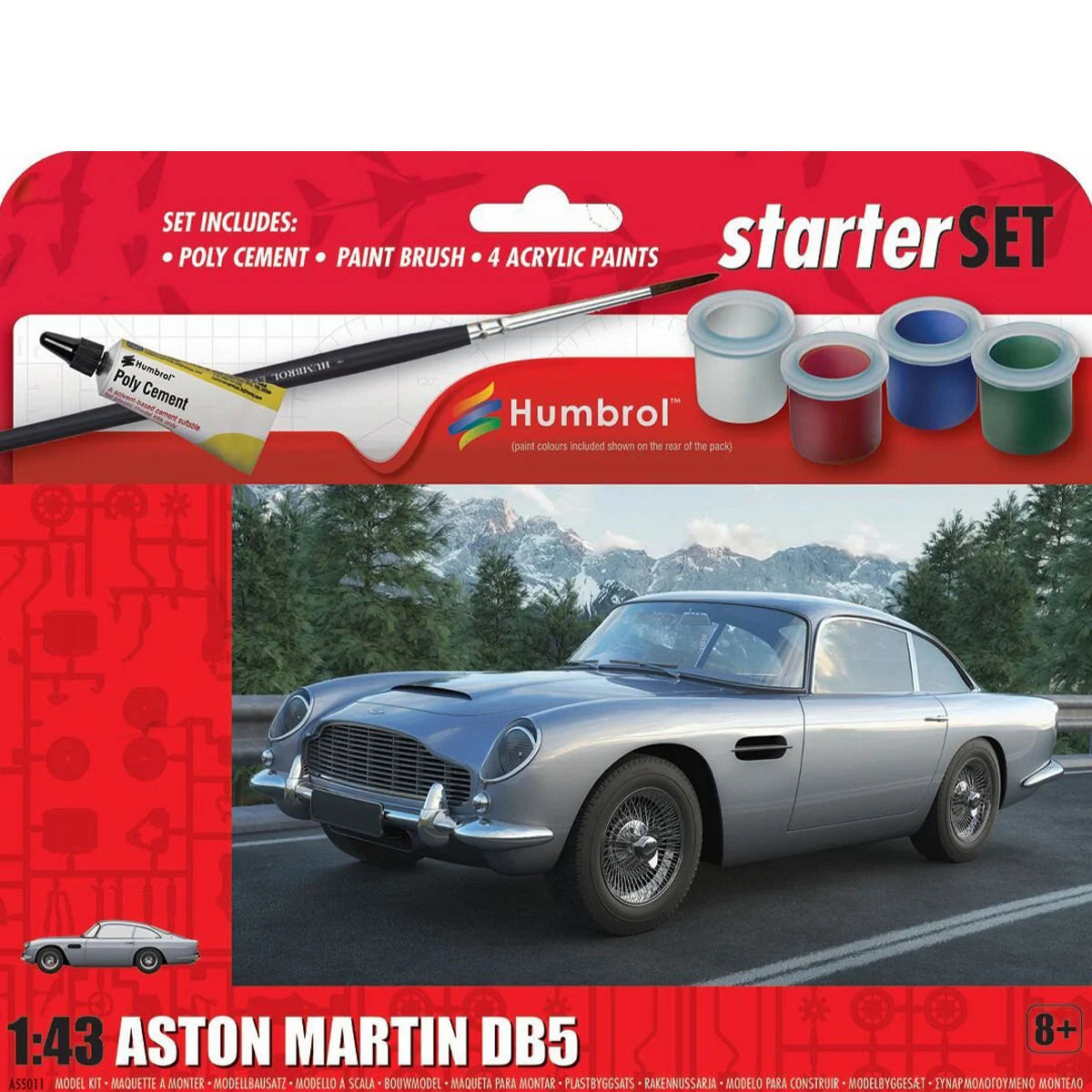 Airfix Aston Martin DB5 Starter Set 1/43 ARX55011