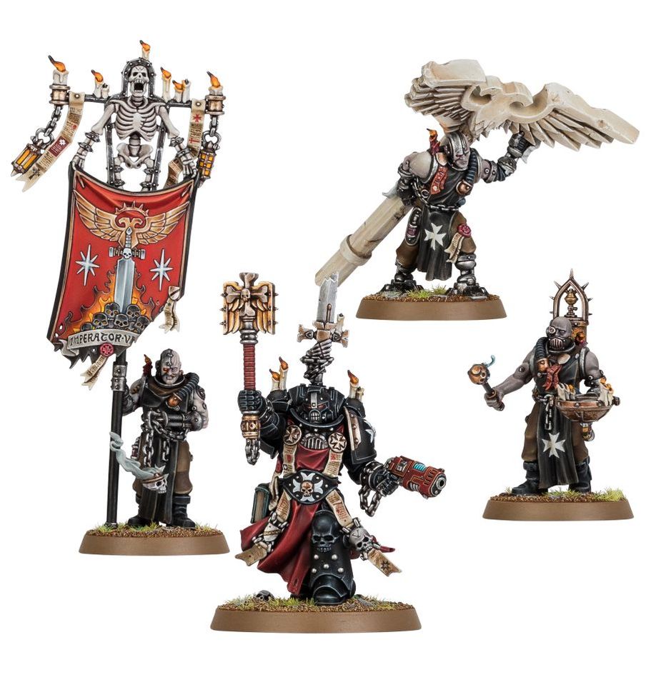 Chaplain Grimaldus & Retinue (55-44)