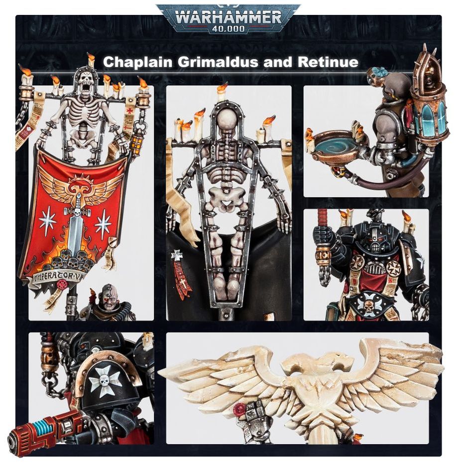 Chaplain Grimaldus & Retinue (55-44)