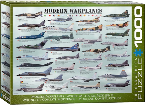 Eurographics Modern Warplanes (6000-0076) (1000)